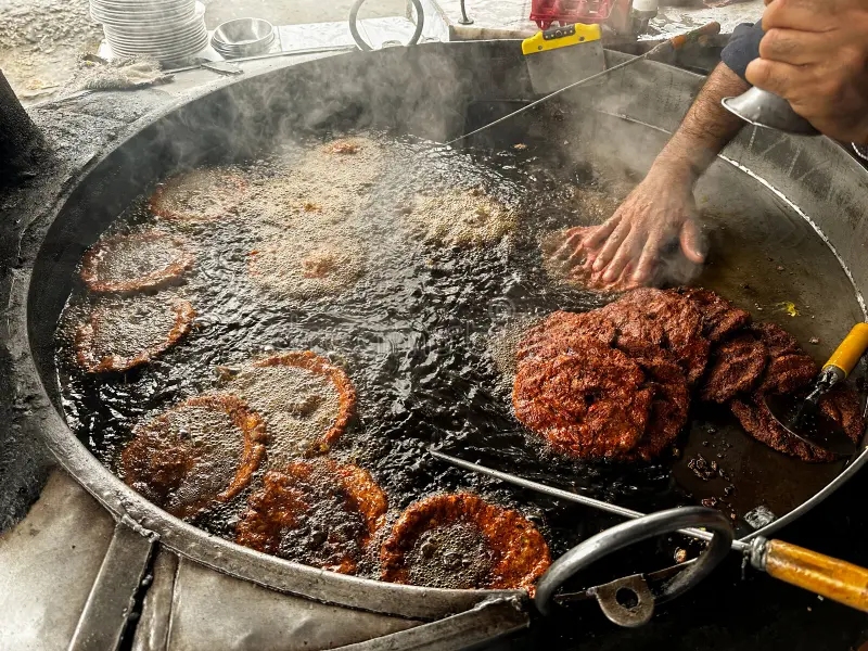 Chapli Kabab in Peshawar Chapli Kabab in Peshawar