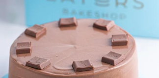 Dairy Milk Cake – Order Layers Bakeshop Online Layers Bakeshop Dairy Milk Cake with creamy milk chocolate decoration