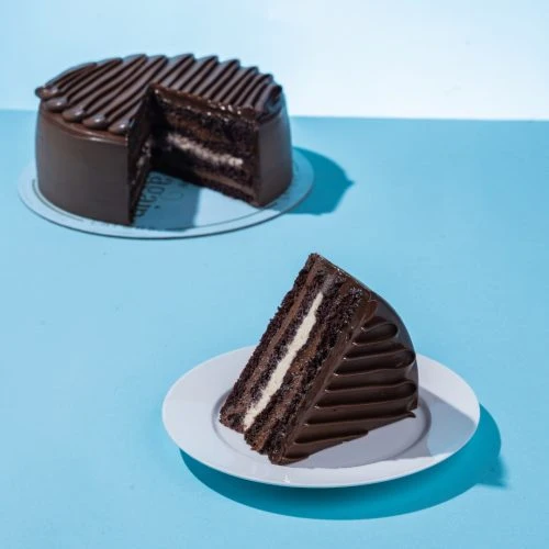 Parisian 7 Layers Cake from Layers Bakeshop with premium layered presentation Parisian 7 Layers Cake from Layers Bakeshop with premium layered presentation