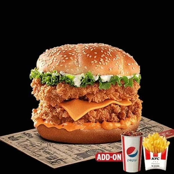 KFC mighty zinger Peshawar KFC mighty zinger Peshawar