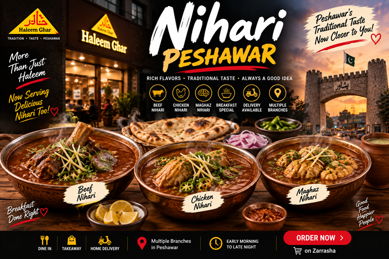 Nihari Peshawar – Beef Nihari, Chicken Nihari and Maghaz Nihari Nihari Peshawar – Beef Nihari, Chicken Nihari and Maghaz Nihari