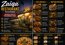 Zaiqa Restaurant Peshawar Menu | Fish & BBQ Zaiqa Restaurant Peshawar menu featuring Angara Fish, Peshawari fish, Mutton Rosh and Kabuli Pulao