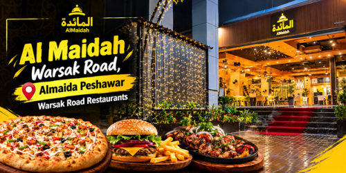 Al Maidah, Warsak Road Al Maidah Warsak Road restaurant at Arbab Sajjad Plaza near ICM