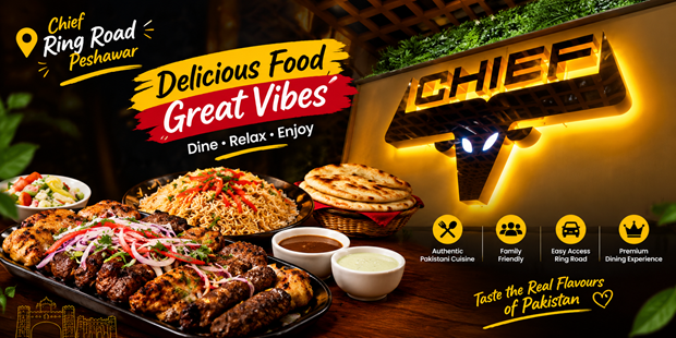 Chief Ring Road_menu peshawar Flavors of Pakistan (1) Chief Ring Road Peshawar menu: burger, fries and pizza