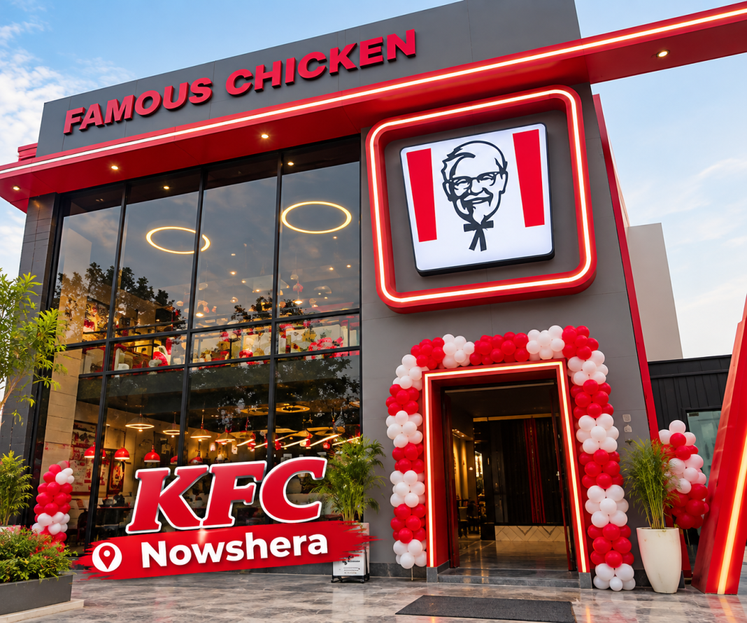 KFC Nowshera Branch KFC Nowshera branch on Main GT Road next to Mian Babar Market