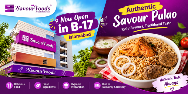 Savour Foods_ Authentic Taste in B-17 islamabad Savour Foods Islamabad pulao kabab plate with shami kabab and raita